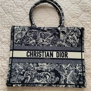 Large Dior Book Tote